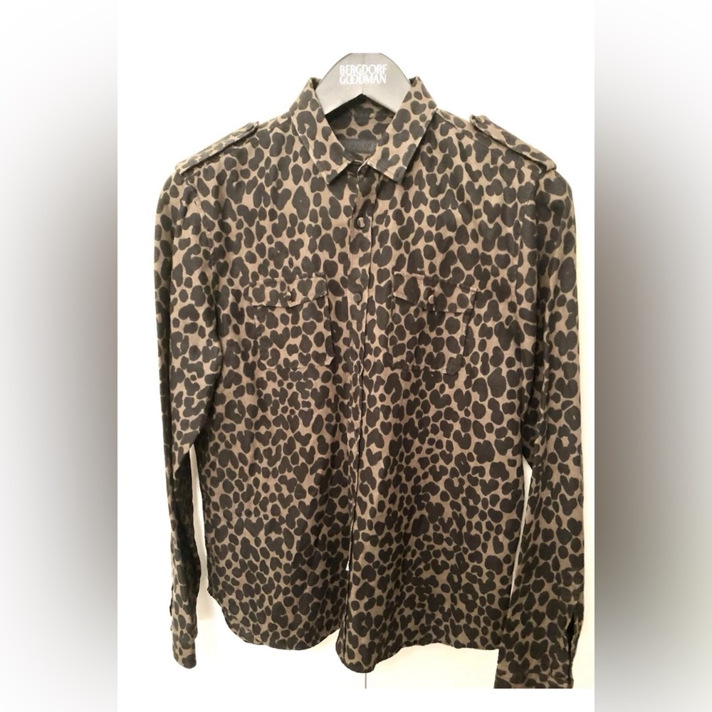 Burberry Prorsum Animal Print Shirt- S/S ’14 Runway- Christopher Bailey. 16/41